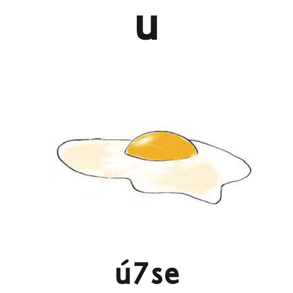 u